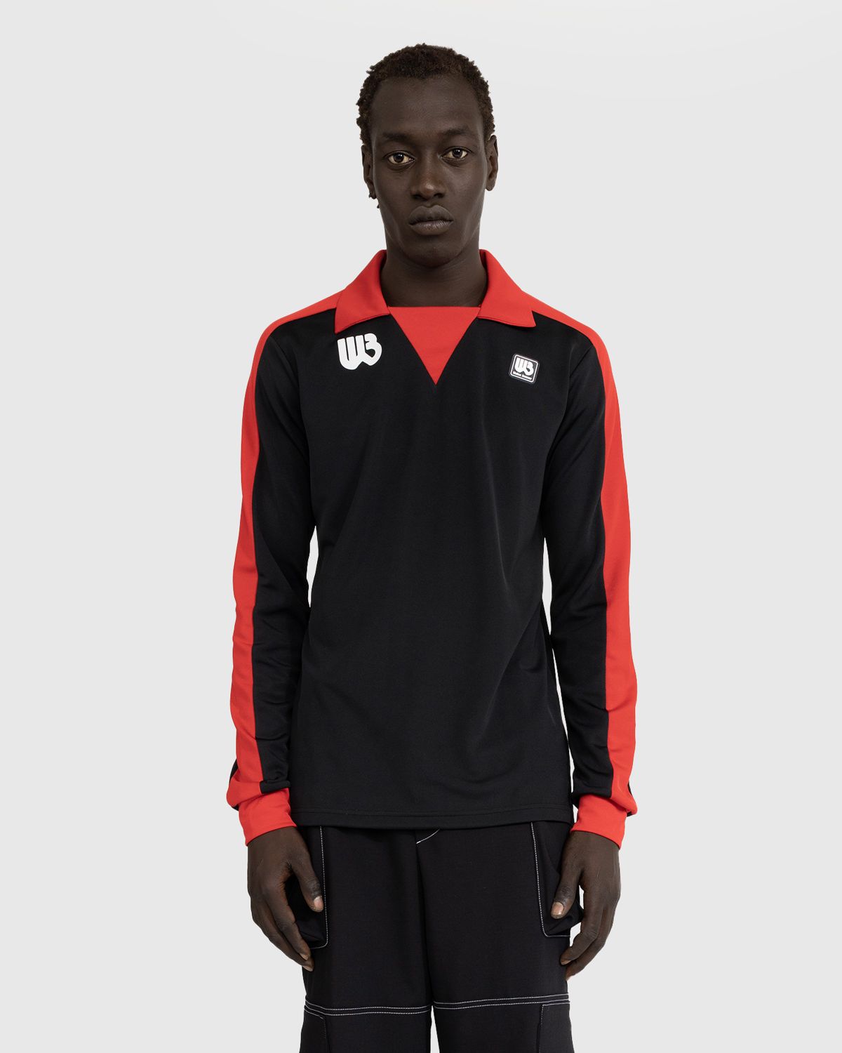 Wales Bonner Home Jersey Shirt Black/Red Highsnobiety Shop